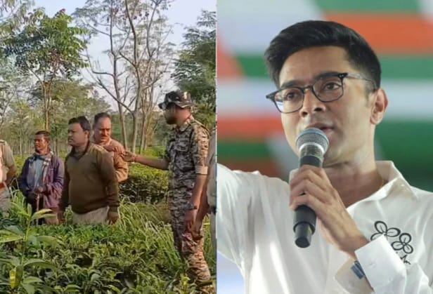 আলিপুরদুয়ারে অভিষেকের সভা স্থলের পাশেই জঙ্গলে চিতা