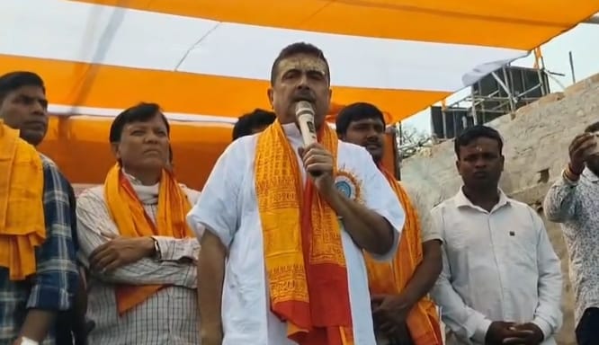 আইএসএফের কাছে পিটানি খাচ্ছে তৃণমূল! নন্দীগ্রামে বললেন শুভেন্দু