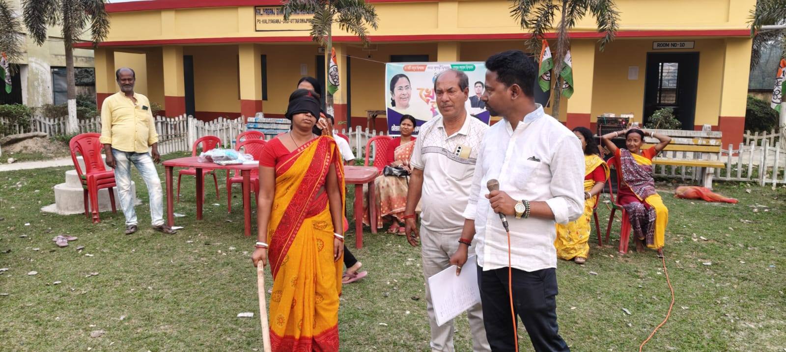 কালিয়াগঞ্জে তৃণমূলের ‘খেলা হবে’ কর্মসূচি, মহিলাদের অংশগ্রহণে উৎসবের আবহ
