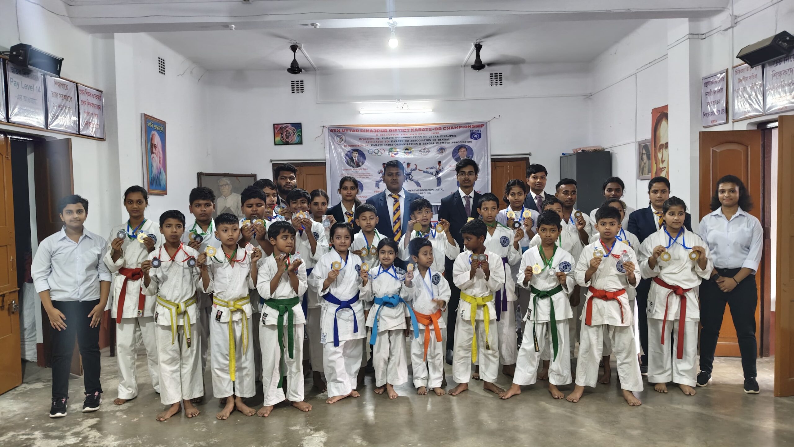 রায়গঞ্জে অনুষ্ঠিত হল ৪তুর্থ তম ক্যারাটে প্রতিযোগিতা
