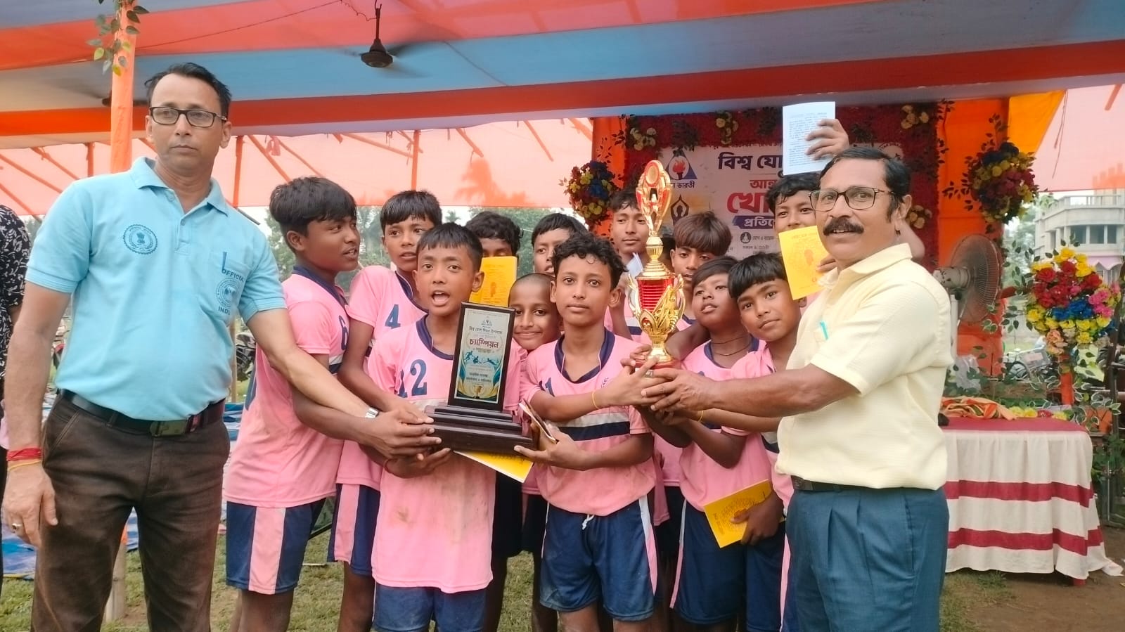 কালিয়াগঞ্জে একদিনের সাব_জুনিয়র খো খো চ্যাম্পিয়ন বালক বিভাগে ডালিমগাও হাইস্কুল