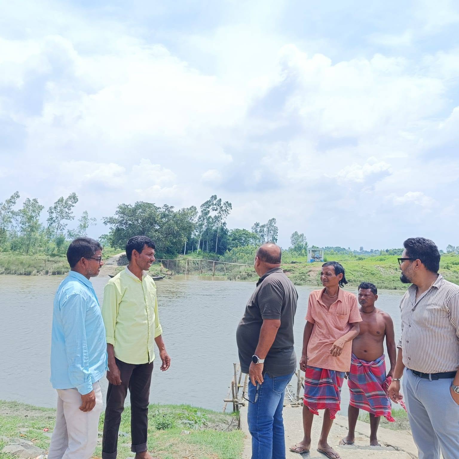 ডবল ইঞ্জিন সরকারের উদ্যোগে স্বপ্নপূরণের পথে রাধিকাপুরের মানুষ, টাঙ্গন নদীর উপর বহু প্রতীক্ষিত চক দিলাল সেতুর সয়েল টেস্ট শুরু,বছরের পর বছর অপেক্ষার অবসান?