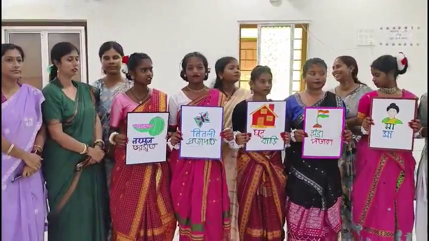 ভারতীয় ভাষার সেতুবন্ধনে নতুন দিগন্ত—কালিয়াগঞ্জের তরঙ্গপুর বড়াল বালিকা বিদ্যালয়ে সফল সাত দিনের ভাষা ক্যাম্প